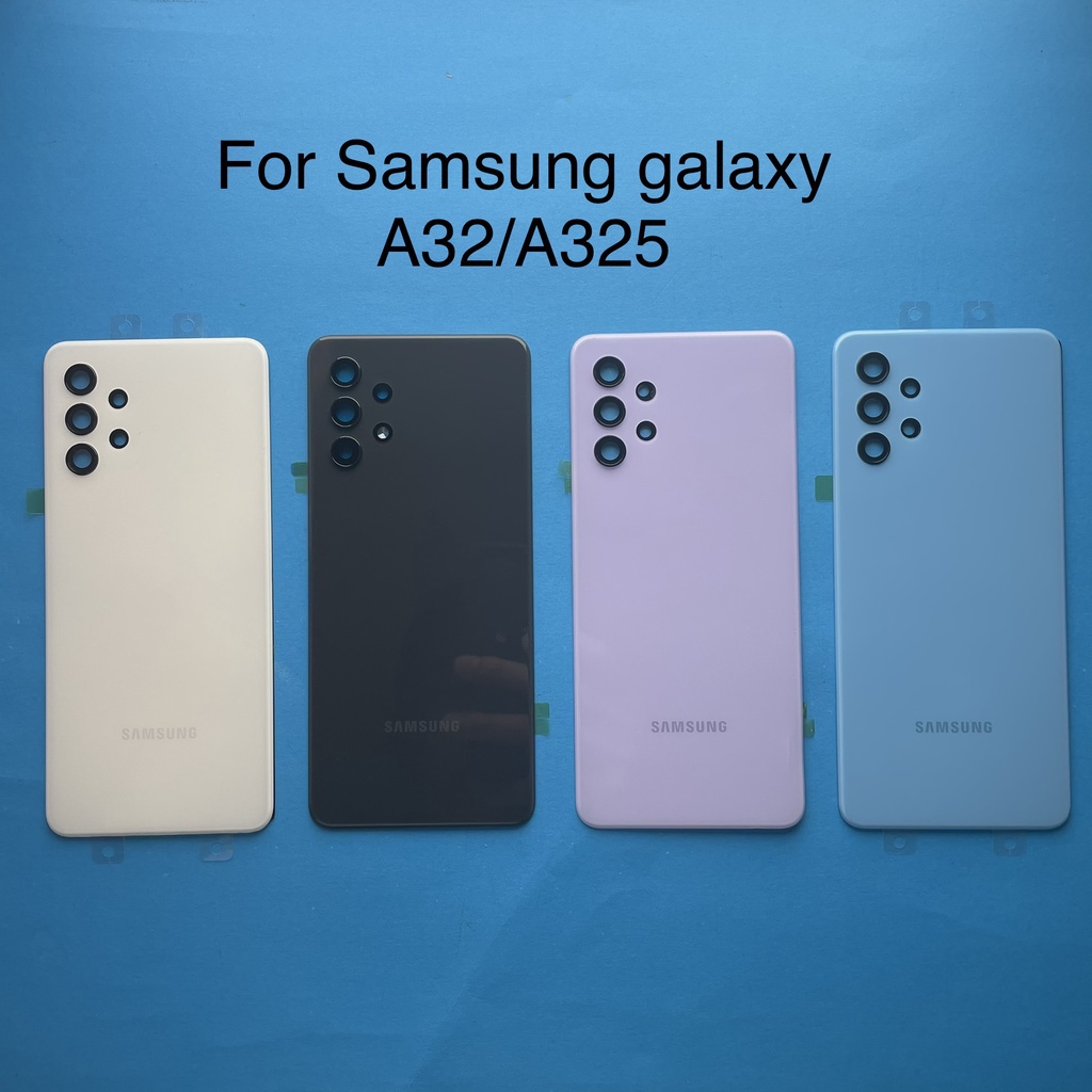 Samsung Galaxy A32 A325 A52 A525 A72 A725 ฝาหลังแบตเตอรี่ด้านหลังแผงที่อยู่อาศัยประตู