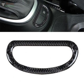 ฝาครอบแผงคาร์บอนไฟเบอร์ สีดํา สําหรับ Fiat 500L 1X 1* 2014-2017 1 แพ็ค