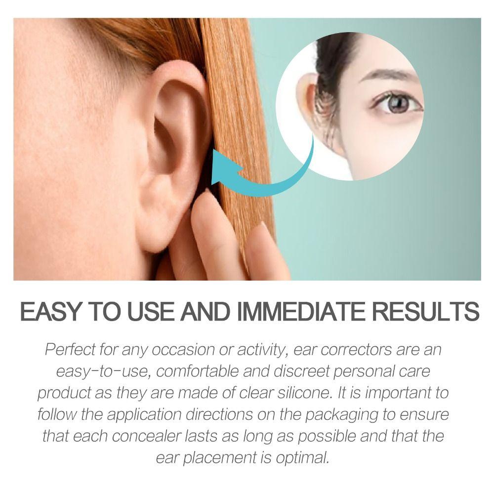 Amor12 Ear Correctors, Big Ear Problem Silicone Ear Valgus Correction, กันน้ําที่มองไม่เห็น Auricle Shaping ขาตั้งแนวตั้งสติกเกอร์หูกันน้ําทุกวัย