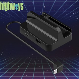 แท่นชาร์จเกมคอนโซล TV USB2.0 Type-C สําหรับ Steam Deck [highways.th]