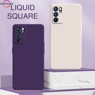 เคสโทรศัพท์ซิลิโคน ทรงสี่เหลี่ยม กันกระแทก สําหรับ OPPO Reno 5 6 Pro 5K 5Z 360 Reno5 Reno6 6Pro