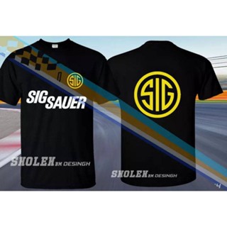 ยอดนิยม Sig Sauer โลโก้ Sig Limited Edition เสื้อยืดแขนสั้นสำหรับผู้ชายและผู้หญิง