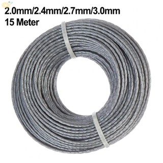 【VARSTR】Mowing line 15m replacement line with DRAHT lawn trimmer trimmer lines