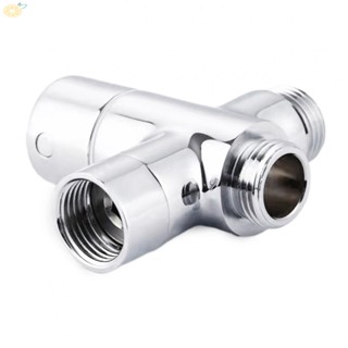 【VARSTR】Brand New Chrome Finish Solid Brass Hand Held Shower Head Diverter Valve