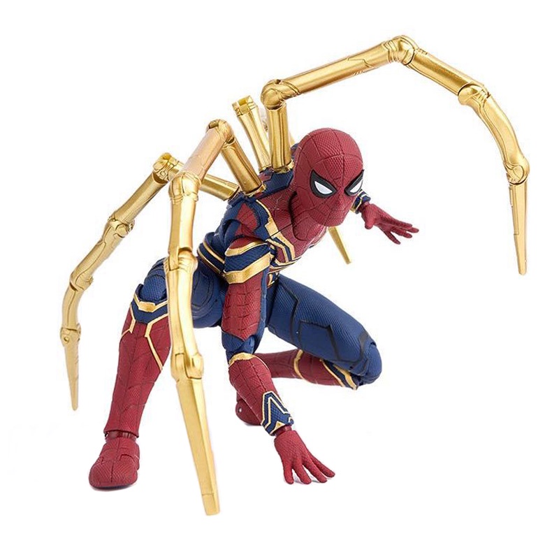 โมเดลฟิกเกอร์ Marvel Infinity War Iron Spider Man ของเล่นสําหรับเด็ก