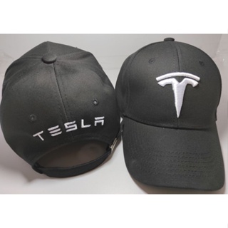 หมวกเบสบอล ปักลายโลโก้ Tesla สามารถปรับได้