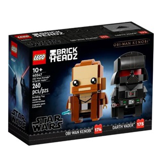 ของเล่นตัวต่อเลโก้ BrickHeadz 40547 Obi-Wan Kenobi &amp; Darth Vader