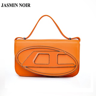 Jasmin NOIR กระเป๋าสะพายไหล่ กระเป๋าถือ หนัง PU ขนาดเล็ก ทรงสี่เหลี่ยมผืนผ้า สําหรับสตรี