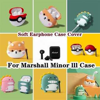 พร้อมส่ง! เคสหูฟัง แบบนิ่ม ลายการ์ตูน Marshall Minor III สําหรับ Marshall Minor III