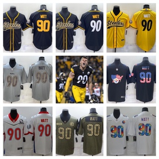 NFL Pittsburgh Steelers T. J. Watt เสื้อยืดเสื้อสปอร์ต 01