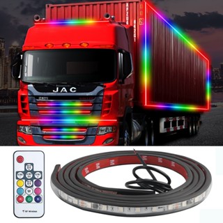 แถบไฟเบรก Led RGB 24V หลากสี สําหรับรถบรรทุก รถตู้