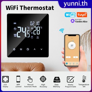 Tuya Wifi Smart Thermostat Lcd Touch Temperature Control Electric Floor Water Heating Water/gas Boiler For Google Alexa Alice Yunni