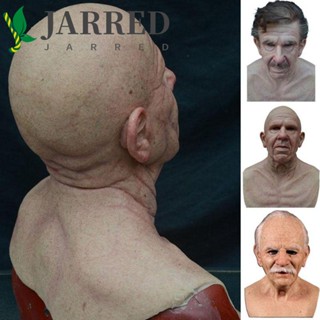 Jarred หน้ากากยาง รูปคนแก่ สําหรับตกแต่งปาร์ตี้ฮาโลวีน