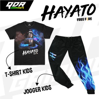 Ff Hayato ชุดเสื้อยืด และกางเกง สําหรับเด็ก