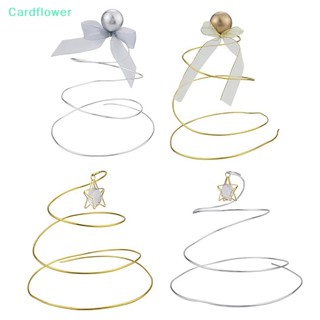 &lt;Cardflower&gt; กรอบคริสตัล ทรงกลม สีทอง สีเงิน สําหรับตกแต่งเค้ก 1 ชิ้น