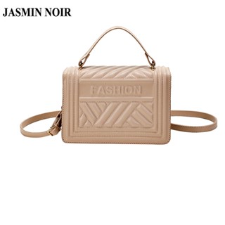 Jasmin NOIR กระเป๋าถือ กระเป๋าสะพายข้าง พิมพ์ลายทาง ขนาดเล็ก สไตล์เกาหลี สําหรับผู้หญิง