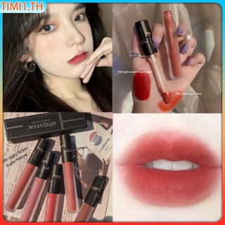 Bentayga Fine Flash Velvet Lip Glaze Matte Non-stick Cup White Lip Mud Student Style ลิปกลอสราคาถูก ลิปสติก | เวลา1