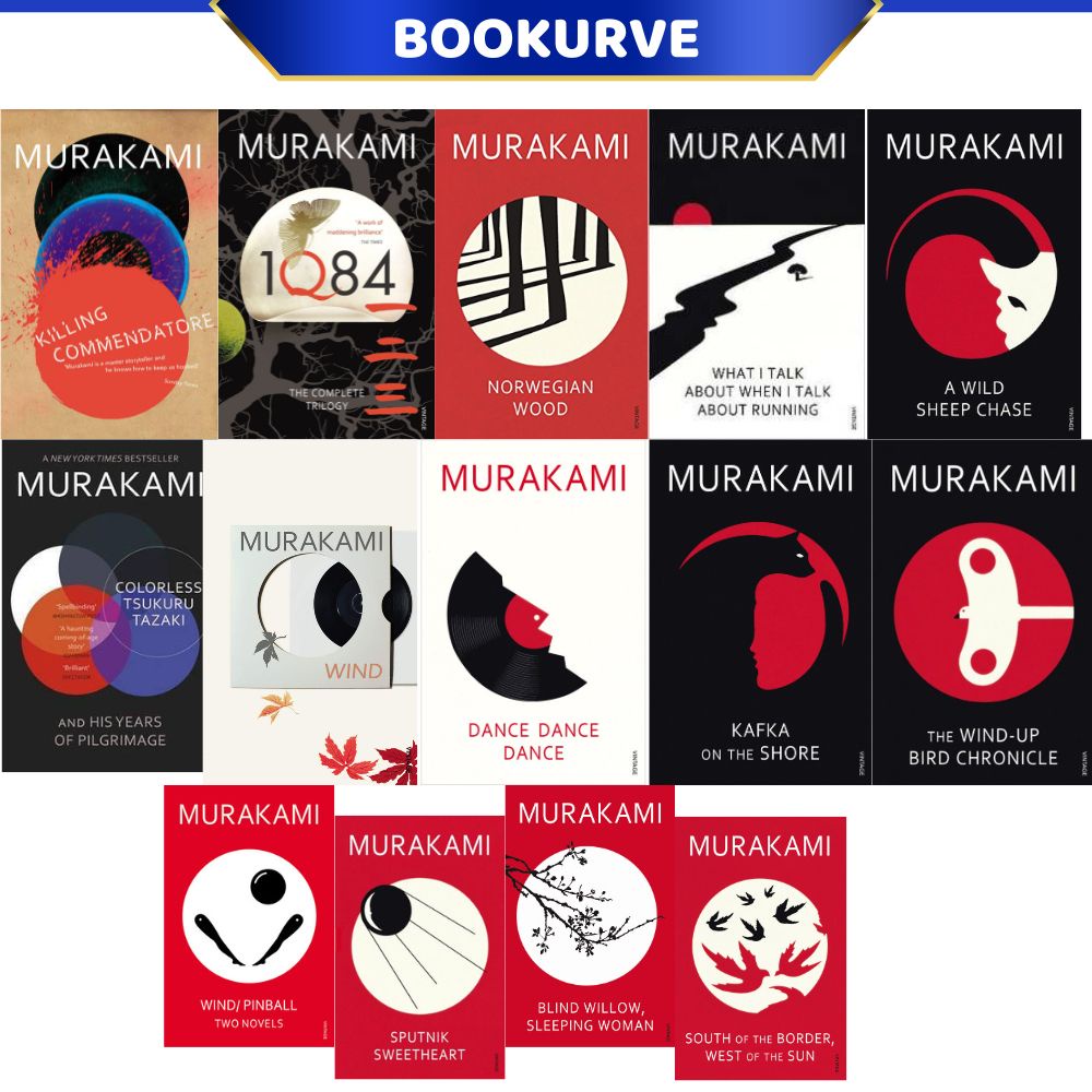 ไม้นอร์เวย์, Kafka On The Shore, 1Q84, Killing Commendatore by Haruki Murakami Collections