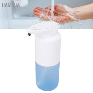 HAMMIA เครื่องจ่ายสบู่อัตโนมัติ Touchless Rechargeable IPX4 Waterproof Infrared Sensor เครื่องจ่ายสบู่ตั้งโต๊ะ 350ml