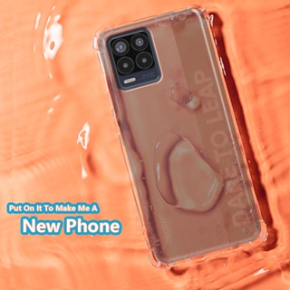 เคสโทรศัพท์มือถือ ยางนิ่ม แบบใส กันกระแทก สําหรับ Realme 8 4G 8 Pro RMX3085 RMX3081