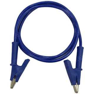 [ 1เส้น ] ALW-70036 สายปากคีบ Alligator Clip 10A 1เมตร Size 1.0mm² สายปากคีบ สายแทส Alligator Clip Wire สายปากคีบ หัว...