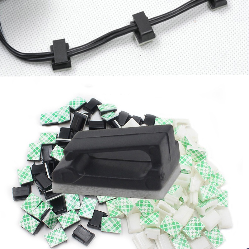 10 ชิ้น รถ ตก กาวในตัว ที่ยึดสายไฟ แคลมป์จัดการ คลิปยึด สายเคเบิล USB สากล แคลมป์ยึดเดสก์ท็อป ราคา ถูกที่สุด ดีลบีเคเค รูปภาพหลัก