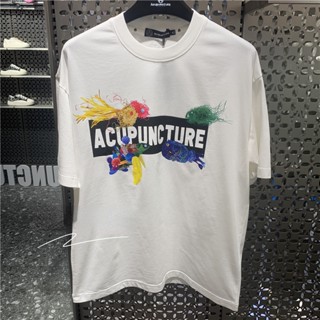 Acupure เสื้อยืดแขนสั้น ทรงหลวม พิมพ์ลาย ABM แฟชั่นฤดูร้อน สําหรับผู้ชาย และผู้หญิง370402