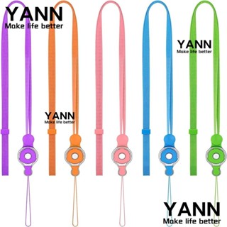 Yann1 พวงกุญแจ สีชมพู สีฟ้า ทนทาน สีเขียว สีเหลือง สีม่วง สําหรับสํานักงาน 5 ชิ้น