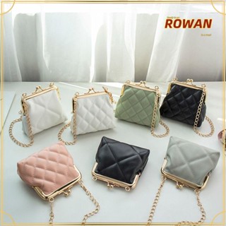Rowans กระเป๋าสะพายข้าง กระเป๋าถือ ลําลอง ใส่โทรศัพท์มือถือได้ มีสายโซ่คล้อง