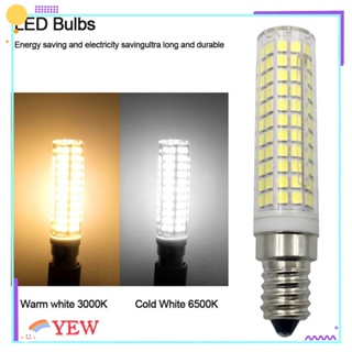 Yew หลอดไฟ LED ข้าวโพด โคมไฟระย้า G9 E12 E14 หลอดไฟข้าวโพด ใหม่ แสงสีขาว ไม่กระพริบ แสงสีขาว LED ตกแต่งบ้าน