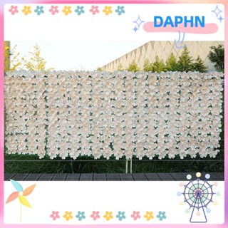 Daphs รั้วดอกไม้ประดิษฐ์ ดอกซากุระ ขนาด 0.5x1 ม. 0.5x1 ม. เพื่อความเป็นส่วนตัว สําหรับตกแต่งผนัง