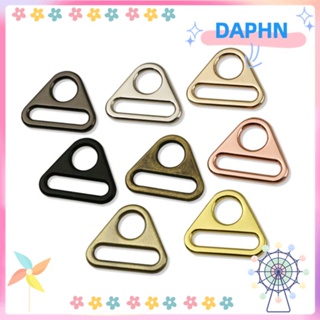 DAPHS หัวเข็มขัดโลหะ ทรงสามเหลี่ยม ปรับได้ 4 สี สําหรับกระเป๋าถือ 8 ชิ้น ต่อแพ็ค