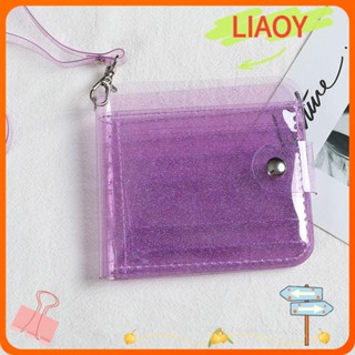 Liaoy กระเป๋าสตางค์ PVC สําหรับผู้หญิง