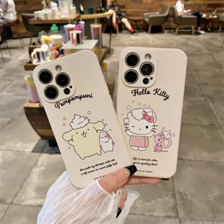 เคสโทรศัพท์มือถือ ลายการ์ตูนคิตตี้ สําหรับ Samsung A14 A34 A54 A32 5G A04S A23 4G A23 A21S A42 5G A53 A73 5G J7 prime M23 M33 M52 M53 M62 A7 2018 J3 J5 J7 PRO J4 J6 PLUS G237T