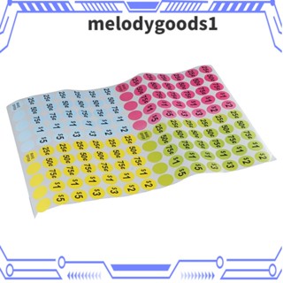 Melodygoods1 สติกเกอร์ฉลากราคา ทรงกลม สําหรับติดราคาโรงรถ