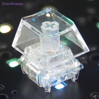 Standhappy ใหม่ ปุ่มกดคีย์บอร์ดเกมมิ่ง PC R4 ลายเชอร์รี่ใส DIY สําหรับคนรักเกม 1 ชิ้น