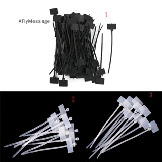 Afl 100 ชิ้น RJ45 RJ12 สายไฟ สายเคเบิล ป้าย ป้ายแท็ก ล็อคตัวเอง ป้ายไนล่อน
สติกเกอร์ป้ายแท็กไนล่อน พลาสติก สีขาว มีซิปล็อคในตัว 100 ชิ้น
สายไฟ 100 ชิ้น