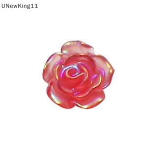 Unewking ดอกสว่านเรซิ่น 3D 4 สี สําหรับตกแต่งเล็บ 50 ชิ้น