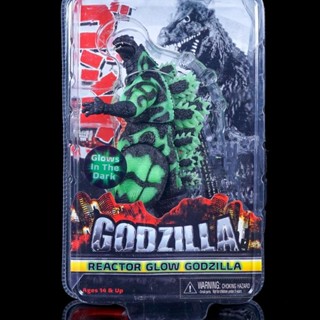 โมเดลฟิกเกอร์ รูปไดโนเสาร์ NECA Reactor Shining Godzilla Godzilla แบบเรืองแสง ขยับข้อต่อได้ ของเล่นสําหรับเด็ก 023