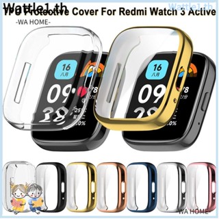 Wttle เคสป้องกันหน้าจอ TPU แบบนิ่ม สําหรับ Redmi Watch 3