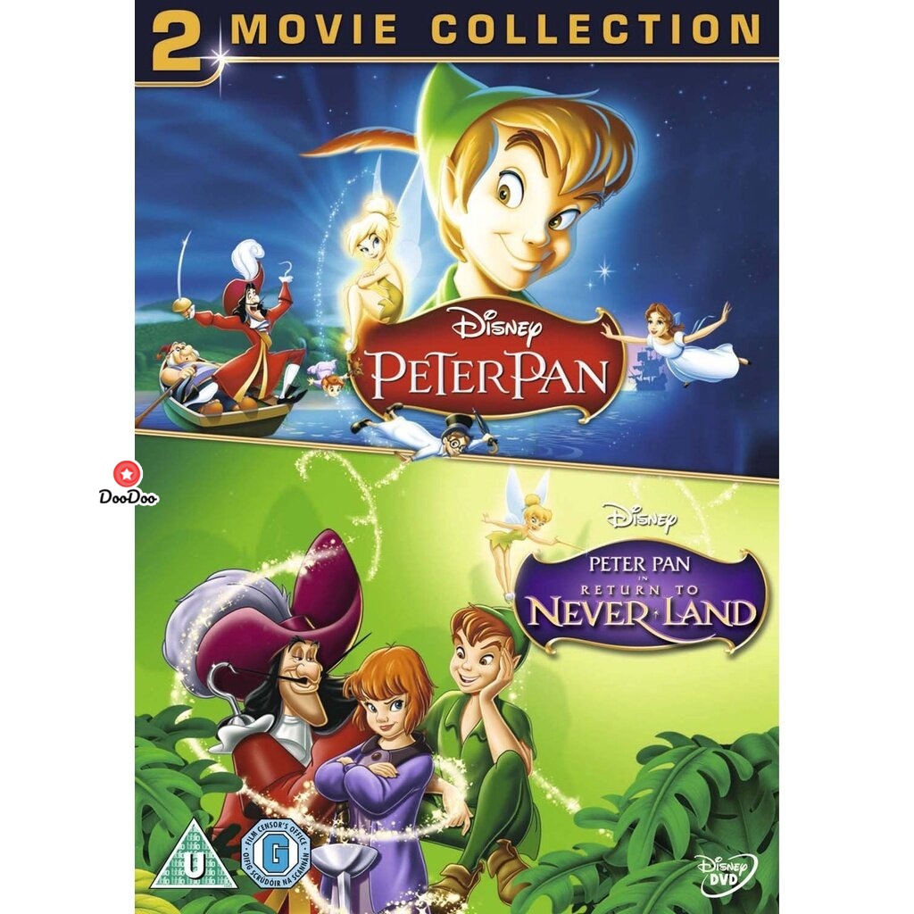 รวม DVD PETER PAN ปีเตอร์แพน หนังและการ์ตูน ทุกภาค ดีวีดี พากย์ไทย อังกฤษ ซับไทย DoodooSeries