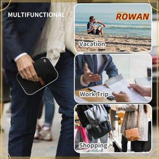 ROWANS Rfid ซองหนัง PU ใส่หนังสือเดินทาง อเนกประสงค์