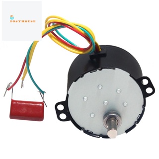 มอเตอร์ซิงโครนัสแม่เหล็กถาวร 50KTYZ CW/CCW แรงบิดสูง AC 220V 6-10W (30 RPM)