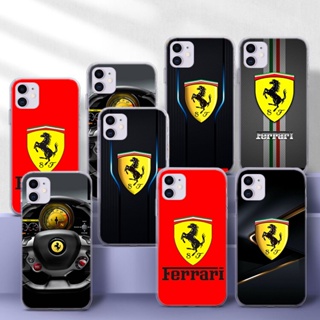 เคสโทรศัพท์มือถือแบบนิ่ม ลายโลโก้รถสปอร์ต Ferrari SXC25 สําหรับ Realme 3 Q 5 5i 5s 6 6i 7 Pro 7i C11 C12 C15