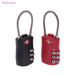 Thevantin ใหม่ กุญแจล็อกรหัสผ่าน เปลี่ยนสีได้ สีตัดกัน สําหรับกระเป๋าเดินทาง ตู้เก็บของ