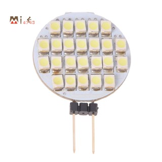 24 SMD LED หลอดไฟสปอตไลท์ G4 สีขาวจริง DC 12V