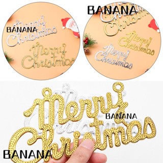 Banana1 จี้ Merry Christmas อุปกรณ์เสริม สําหรับตกแต่งต้นคริสต์มาส