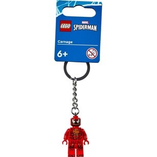 Lego เลโก้ซุปเปอร์ฮีโร่ Marvel 854154 Carnage SPIDER-MAN พวงกุญแจฟิกเกอร์ ขนาดเล็ก 09