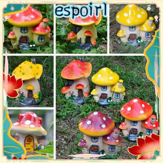 Espo บ้านเห็ดจิ๋ว งานฝีมือ บอนไซ สนามหญ้า เครื่องประดับตกแต่งสวนนางฟ้า