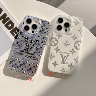 พร้อมส่ง ใหม่ เคสโทรศัพท์มือถือ ลาย LV สีดํา สีขาว สําหรับ iphone14 promax 14 14pro 14plus 13 12 11 13PROMAX